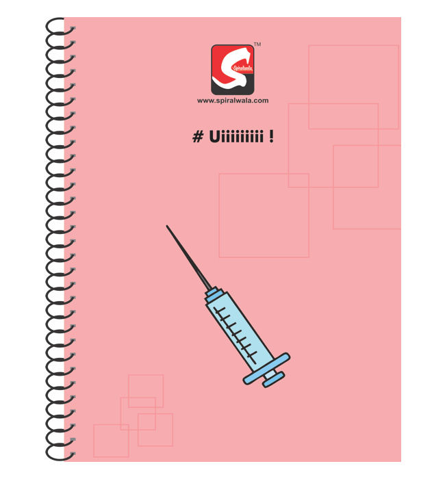 Doctor's Love A4 spiral notebook with '#Uiiiiiii!' cover – Spiralwala